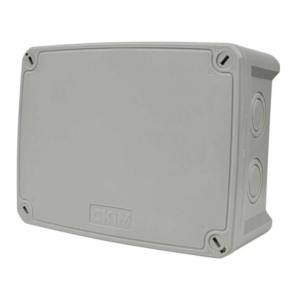 Коробка розподільча    СКІМ 163х123х68 (KH160) без отвор сіра ІР67