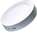 Світлодіодний світильник накл. круглий, 12W 165-265V, 4100K, алюмінієвий корпус, IP20, TM"SOKOL