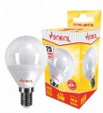 LED лампа G45 5.0W 220В E14 4100К