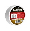 Ізоляційна стрічка ПВХ 0,15мм*19мм*50м біла (15 шт в пак) TM BAUKRAFT, Germany