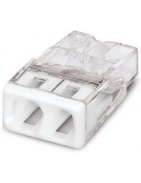 Клема COMPACT для розпод коробок 2X2,5, прозора/біла з пастою, 2273-242,  WAGO(100)