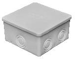 Коробка розподільча Р 7 (85*85*50) ІР 44 біла зовнішня AVIDplast