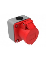 BC1-1504-2510 380V 4*16A Розетка настінна (поліамід) IP44