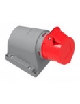 BC1-1504-2535 380V 4*16A Розетка настінна 90° (поліамід) IP44