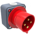 BC1-3504-2210 380V 4*32A Вилка настінна (поліамід) IP44