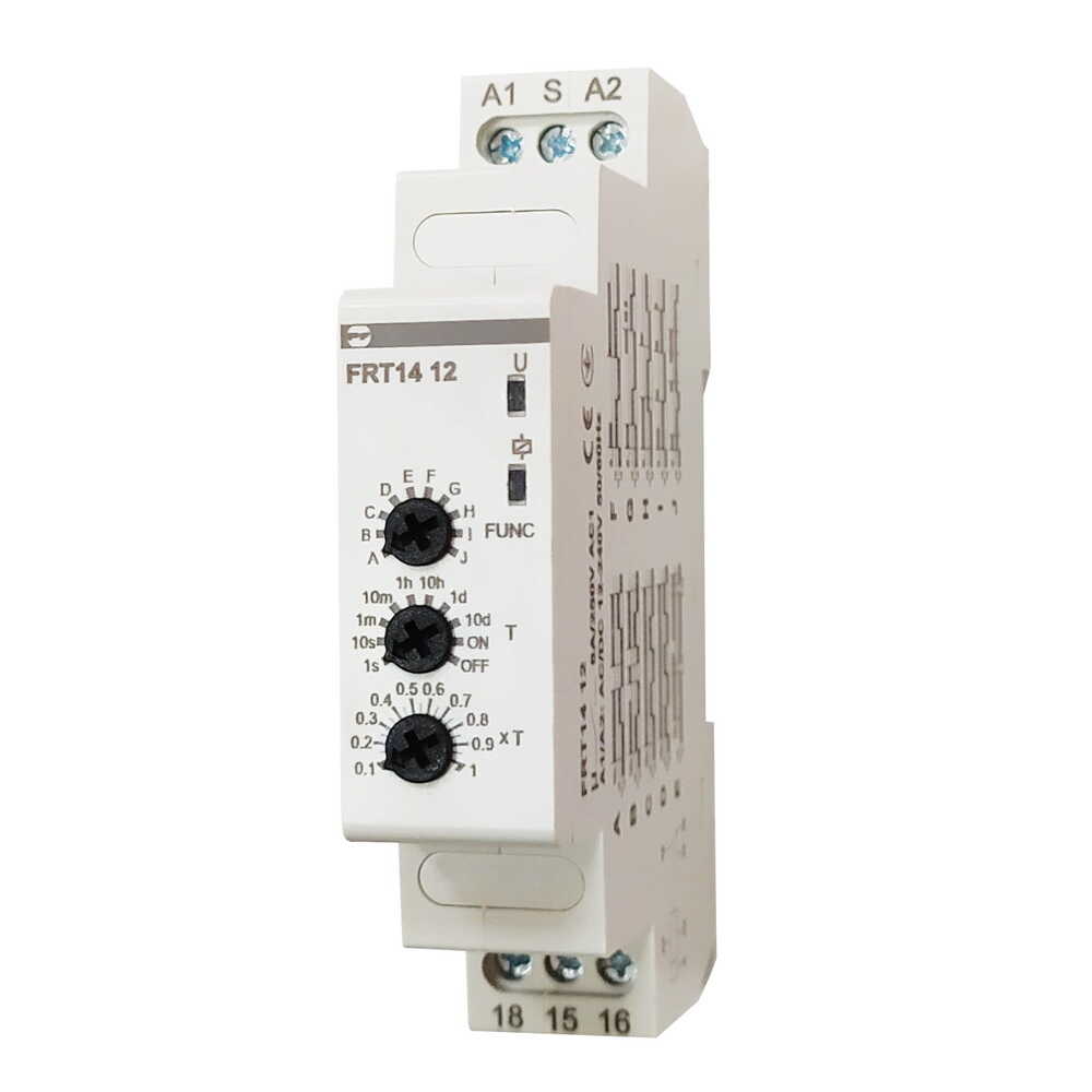 Реле часу  механічне FRT14 12 (0,1с-10діб) 12-240V на включ./відкл. ПФ