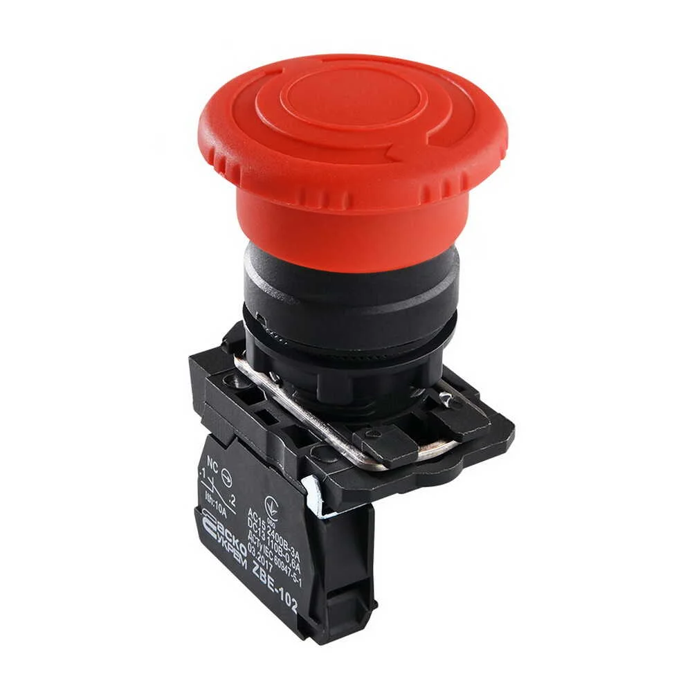Кнопка безпеки АСКО TB5-AS542 повернення поворотом d40mm ( A0140010163 )