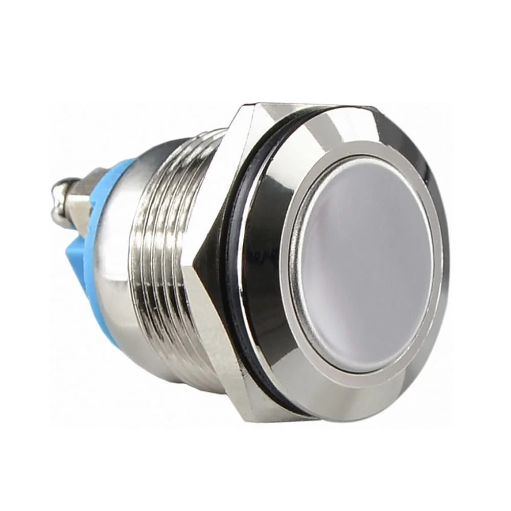 Кнопка металева АСКО TY 19-211A Scr ( A0140010104 )