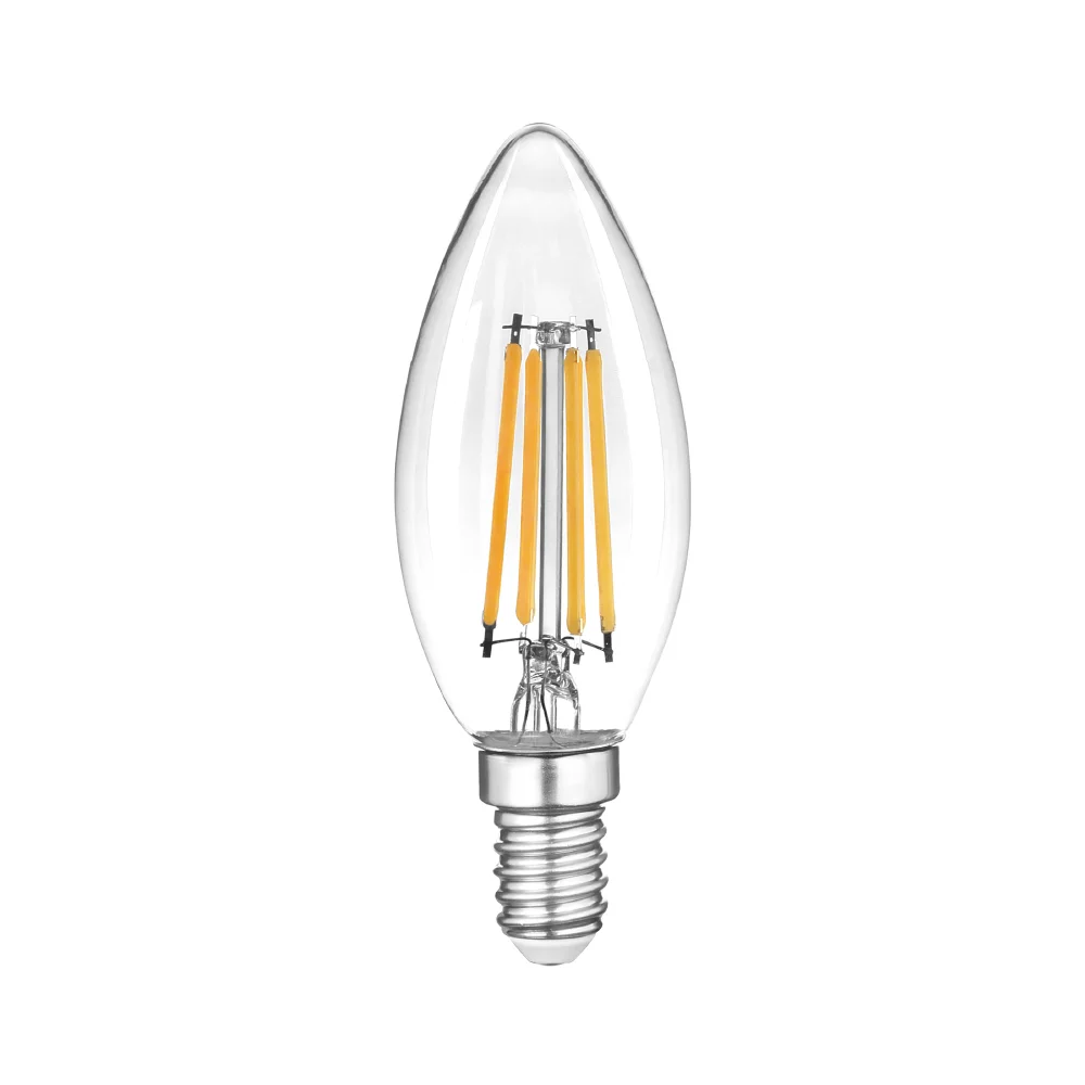 Лампа LED FILAMENT С37 9W E14 4000K VIOLUX ( 833054 )