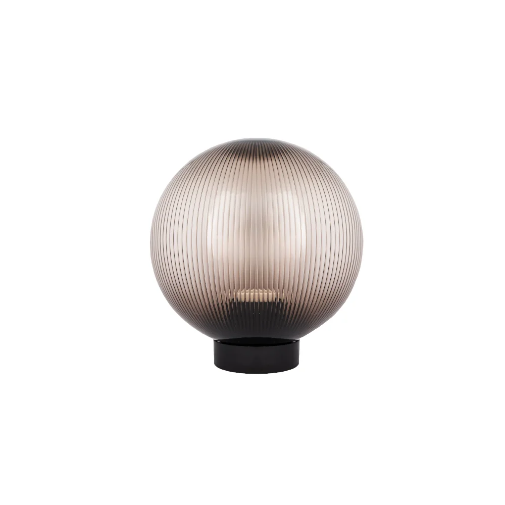 Світильник садово-парковий SFERA 200мм димчатий призм 20W Е27 IP44 Violux ( 505120 )