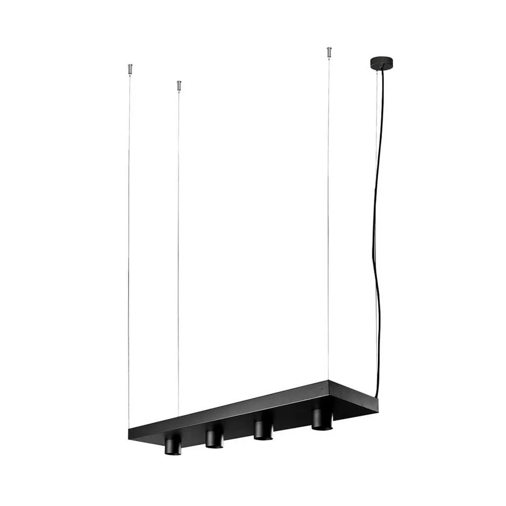 Світильник підвісний Nowodvorski Plant GU10 4x10W IP20 чорний ( 9381 )