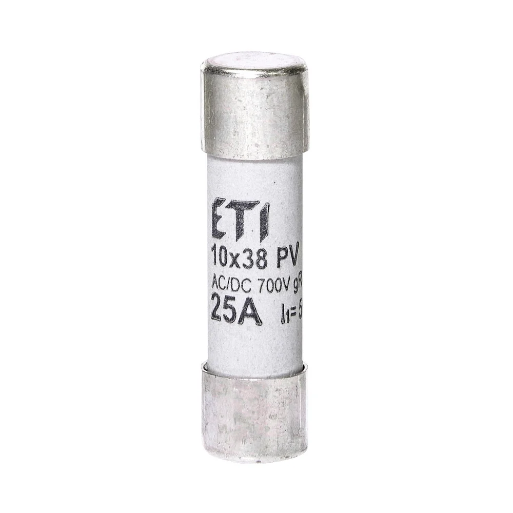 Запобіжник ЕТІ CH 10x38 gR 25A/700B AC/DC ( 2625025 )