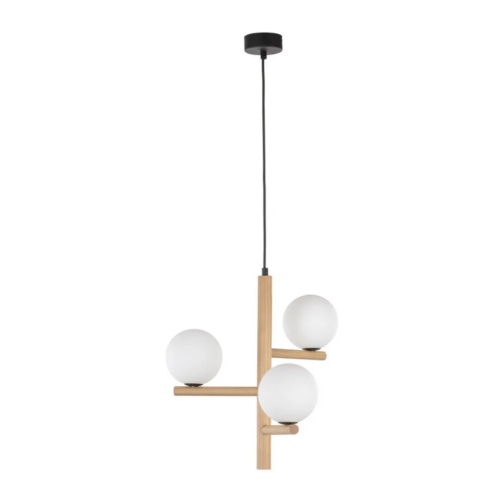 Світильник підвісний TK-lighting ESTERA WOOD G9 3х6Вт IP20 чорний ( 6799 )