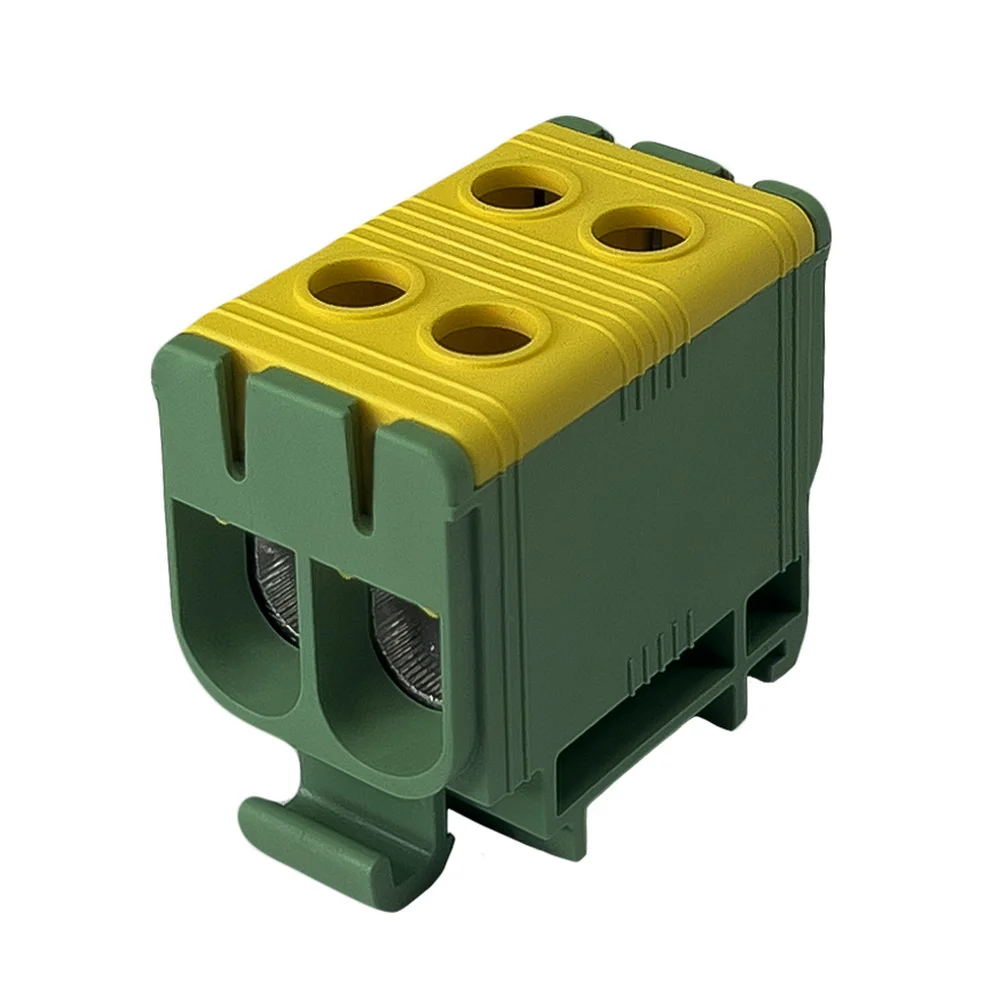Клемник на DIN-рейку Al 6-50/Cu 4 2.5-50 мм² жовто-зелений Промфактор ( FT1050G2 )