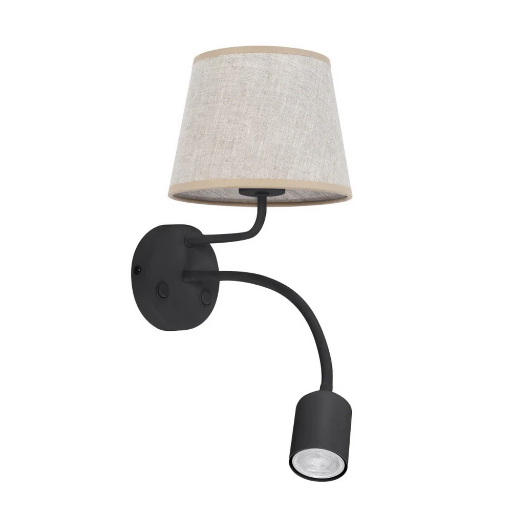 Світильник настінний TK Lighting MAJA NATURE E27+GU10 60Вт IP20 бежевий/сірий ( 6446 )