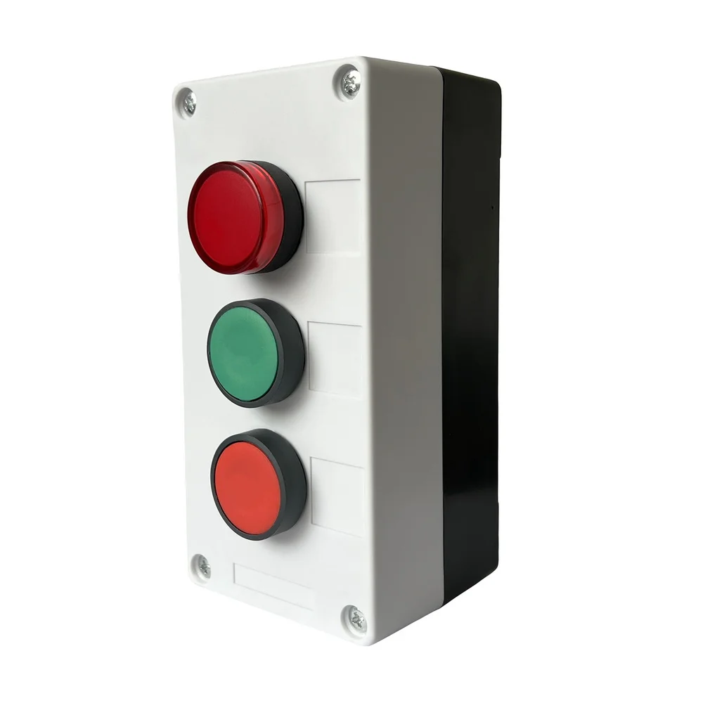 Пост тримісний "Старт-Стоп" та індикатор мережі 230V Промфактор ( FP5-BOX3W012 )