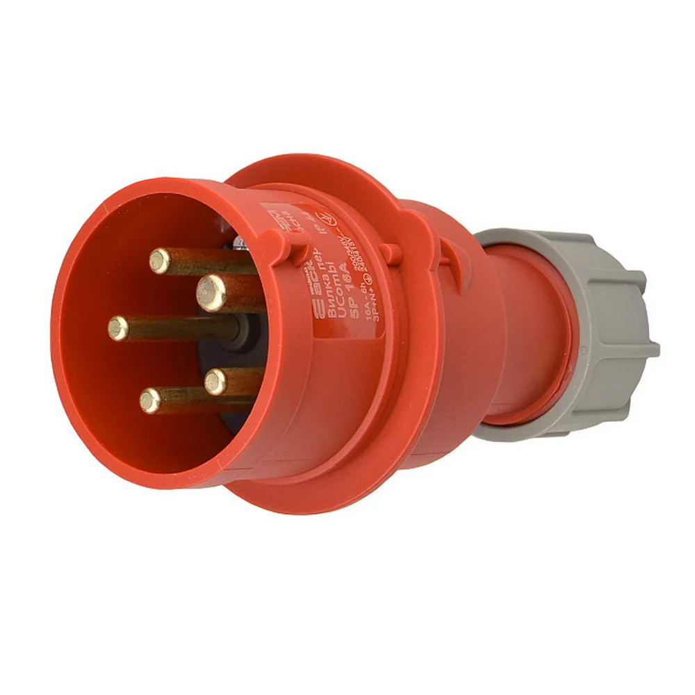 Вилка трифазна АСКО 16А/5 UCombi IP44 ( A0080010112 )