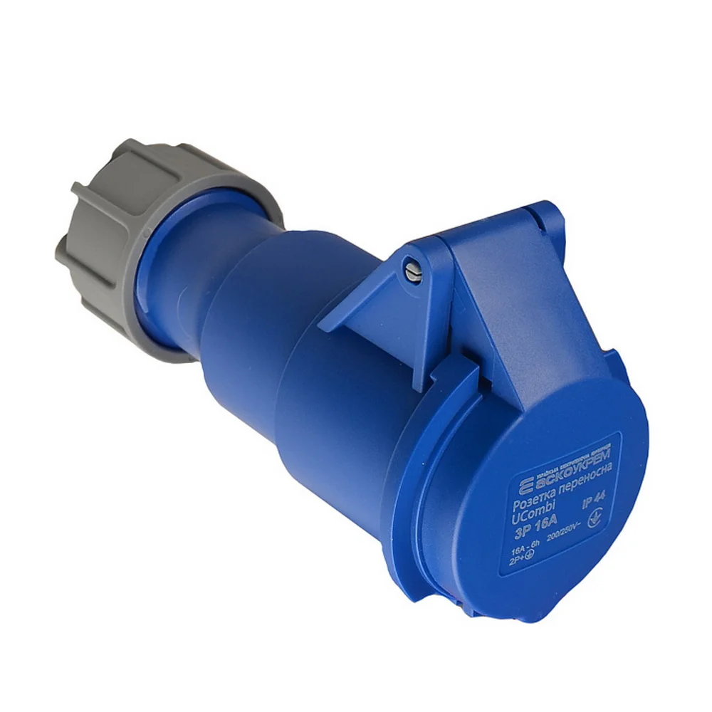 Розетка однофазна АСКО 32А/3 UCombi IP44 ( A0080010119 )