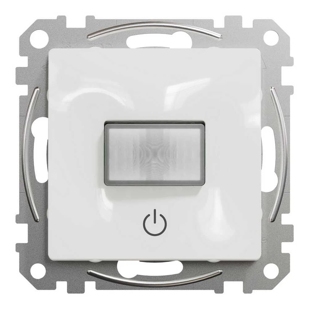 Датчик руху з вимикачем Schneider Sedna Design білий 10А ( SDD111504 )