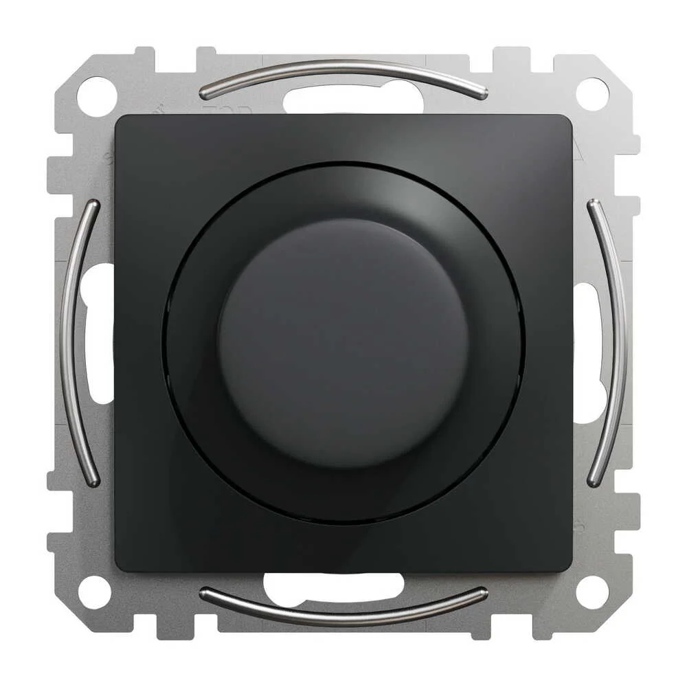 Димер Schneider Sedna Design чорний LED поворотний RC 3-370Вт ( SDD114501 )