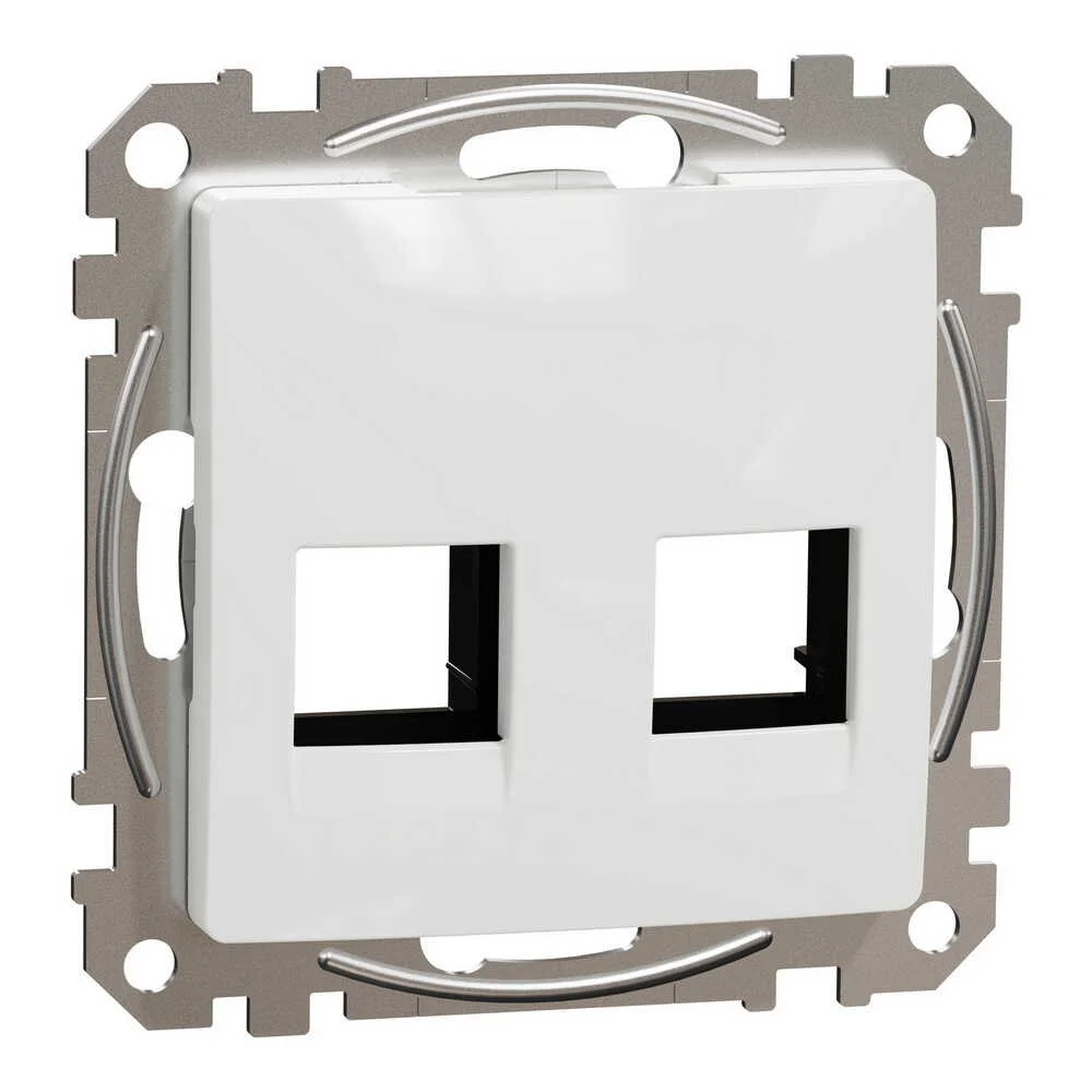 Центральна плата Schneider Sedna Design біла 2-на RJ45 ( SDD111444C )