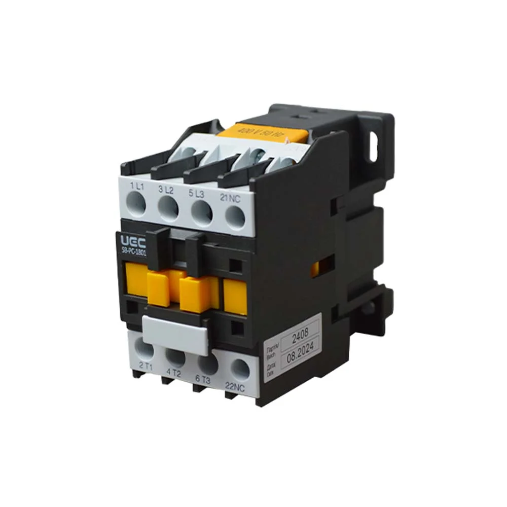 Контактор UEC 18А 400В 1NC ( PC1-SB-018-400-01 )