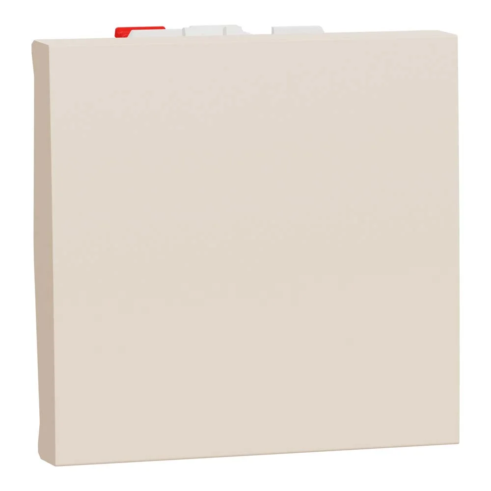 Вимикач кнопковий Schneider Unica NEW бежевий 1кл ( NU320644 )
