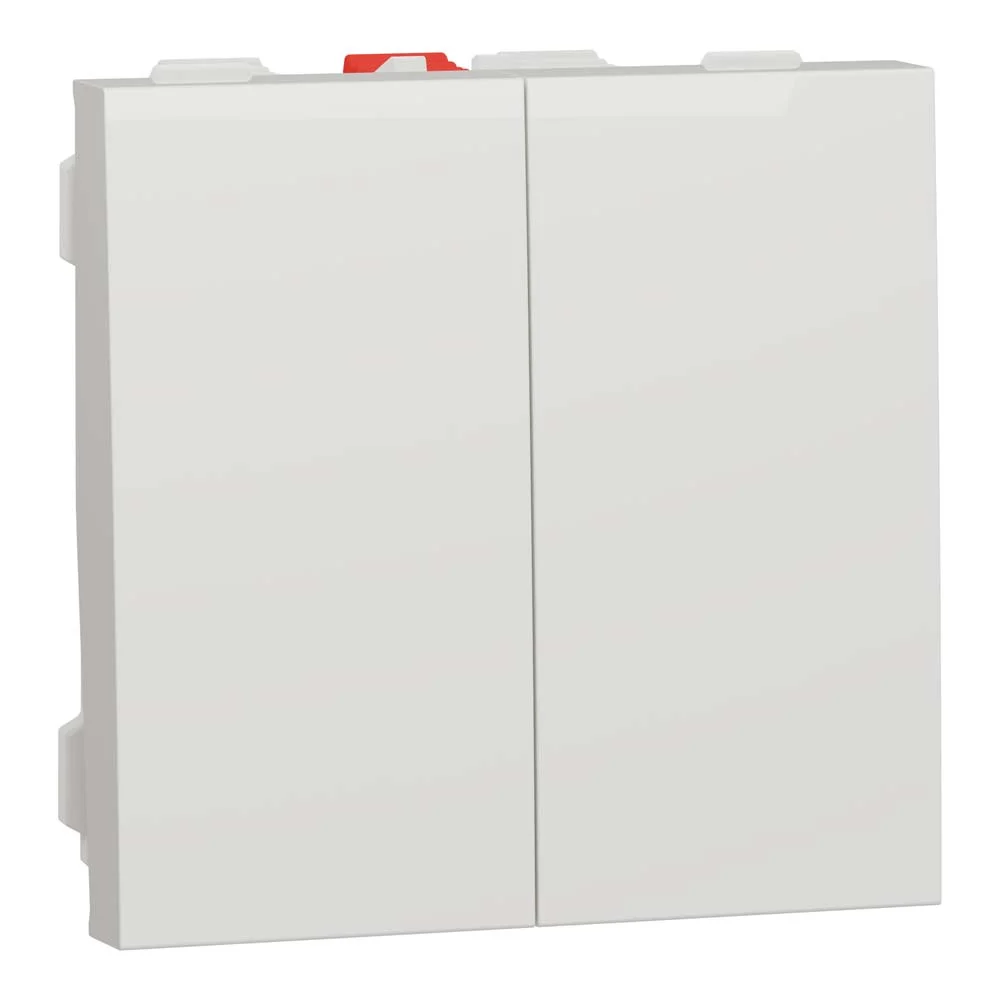 Вимикач Schneider Unica NEW білий 2кл ( NU321118 )