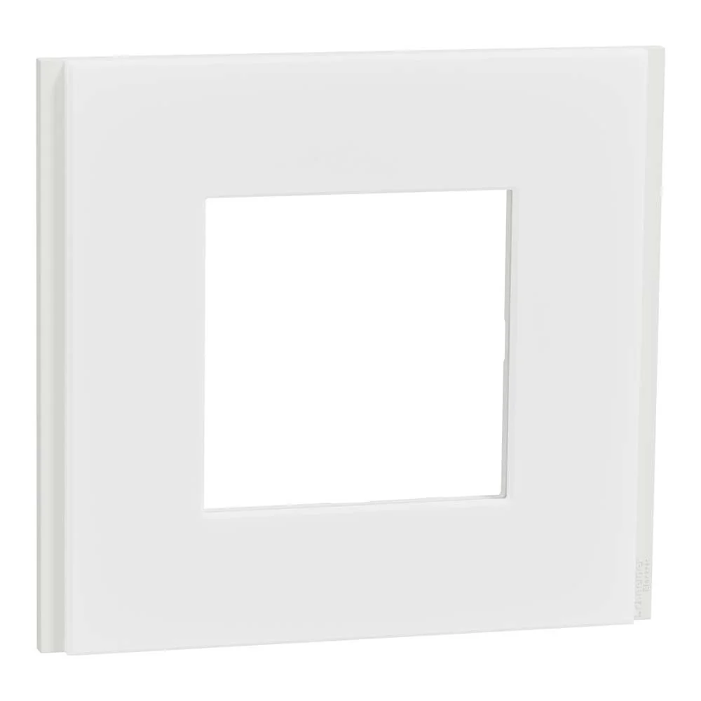Рамка Schneider Deco Material матовий білий 1-на ( NU600279 )