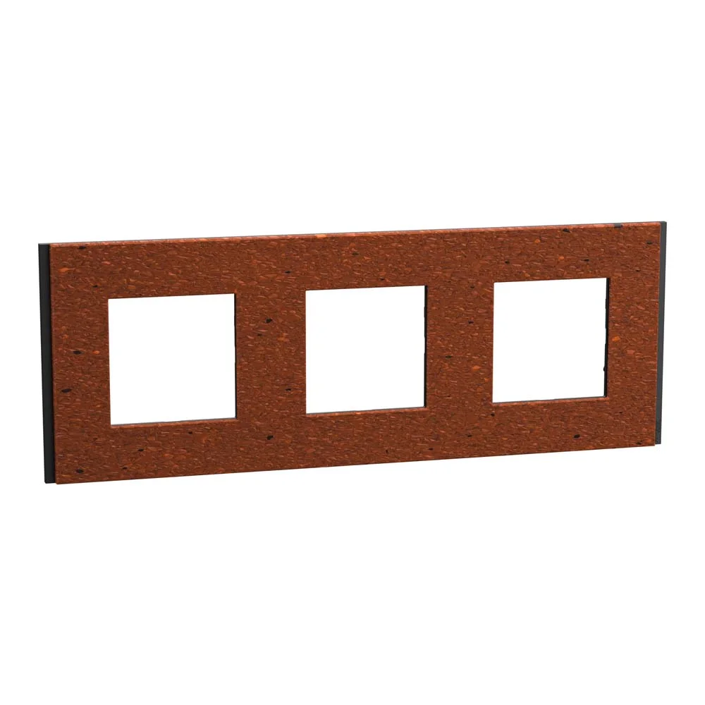 Рамка Schneider Deco Material теракотовий 3-на ( NU600671 )