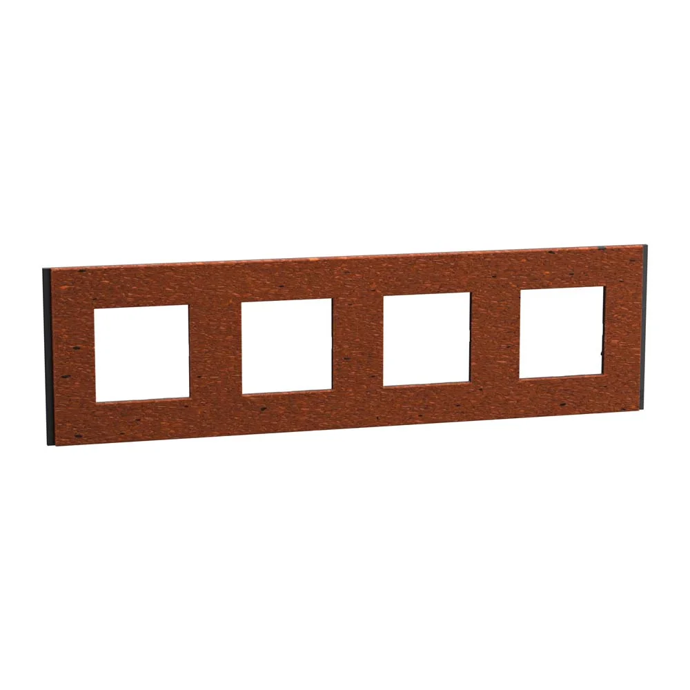 Рамка Schneider Deco Material теракотовий 4-на ( NU600871 )