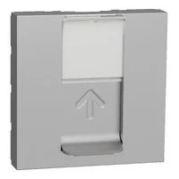 Центральна плата Schneider Unica NEW алюміній RJ45 ( NU941130 )