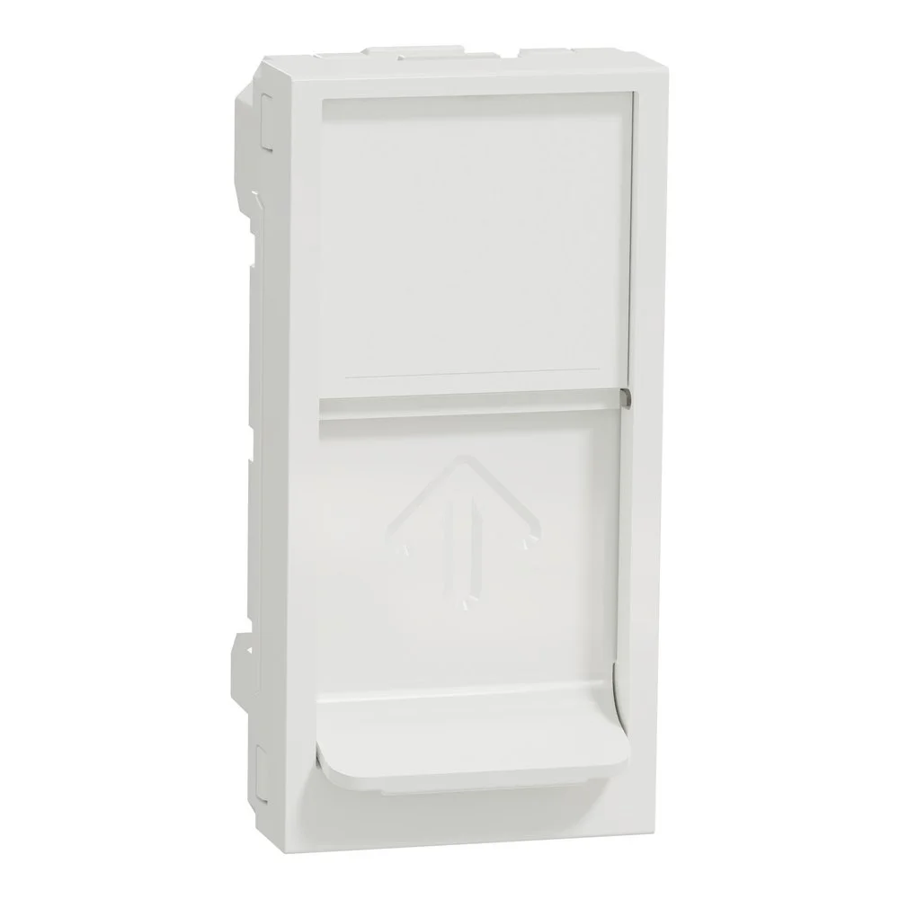 Центральна плата Schneider Unica NEW біла RJ45Keystone/Systimax 1 мод ( NU946018 )