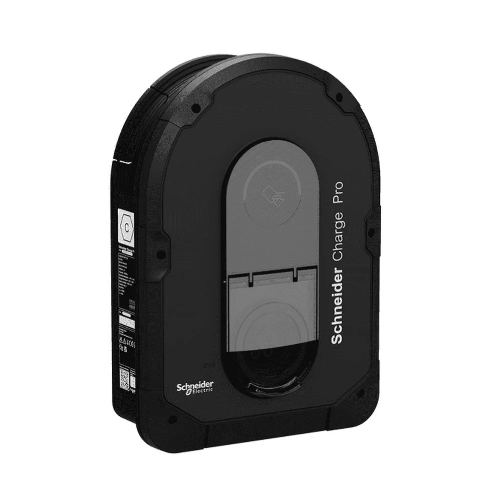 Зарядна станція Schneider Charge Pro 1P-3P, 16-32 А з розеткою Т2 та вбуд.4G модемом ( EVB4S22N40G )