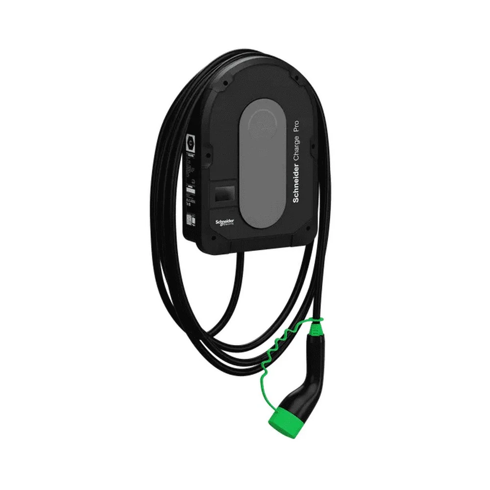 Зарядна станція Schneider Charge Pro 1P-3P, 16-32 А з вбудованим кабелем і лічильником ( EVB4S22NC0M )