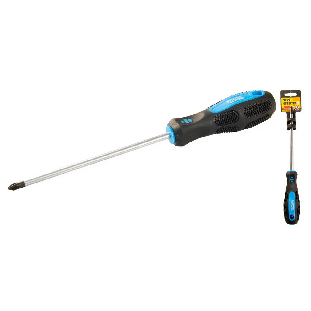 Викрутка MASTER TOOL хрестова РН2 * 150мм ( 48-5215 )