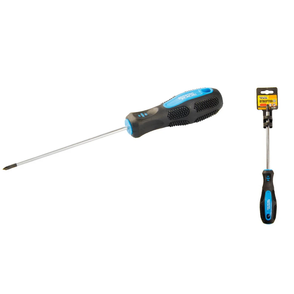 Викрутка MASTER TOOL хрестова PH0*100мм( 48-5010 )