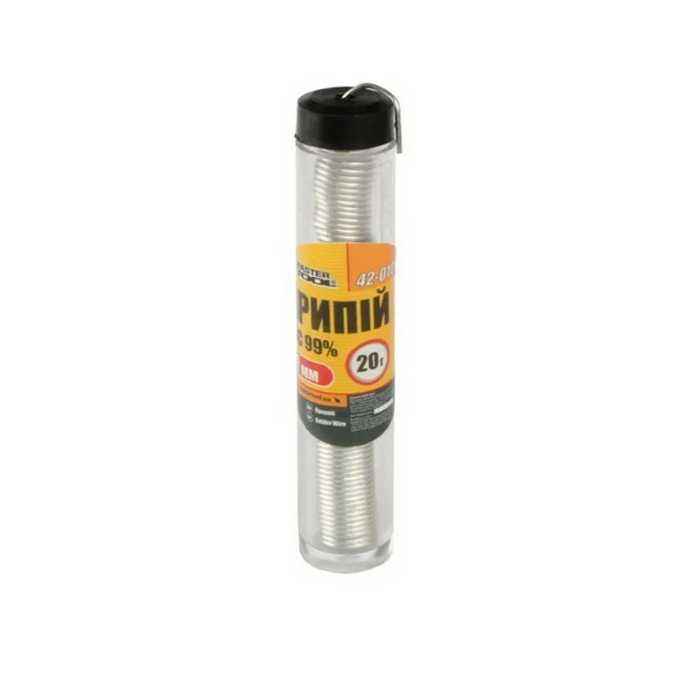 Припій MASTER TOOL ПОС 99%, 1мм, спираль 20г ( 42-0109 )