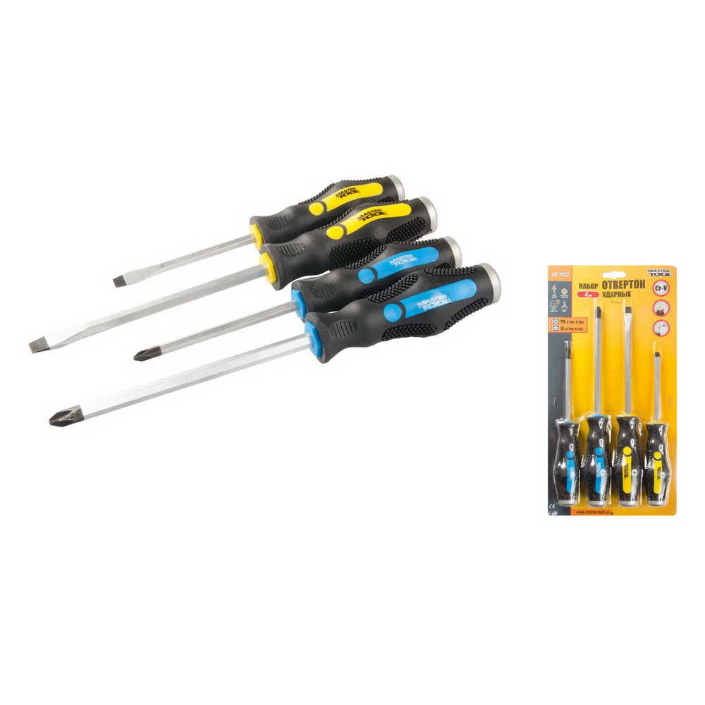 Набір викруток MASTER TOOL ударних 4шт ( 40-1153 )