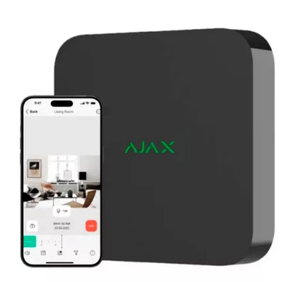 Відеореєстратор мережевий Ajax NVR (8ch) чорний ( 70938.122.BL )
