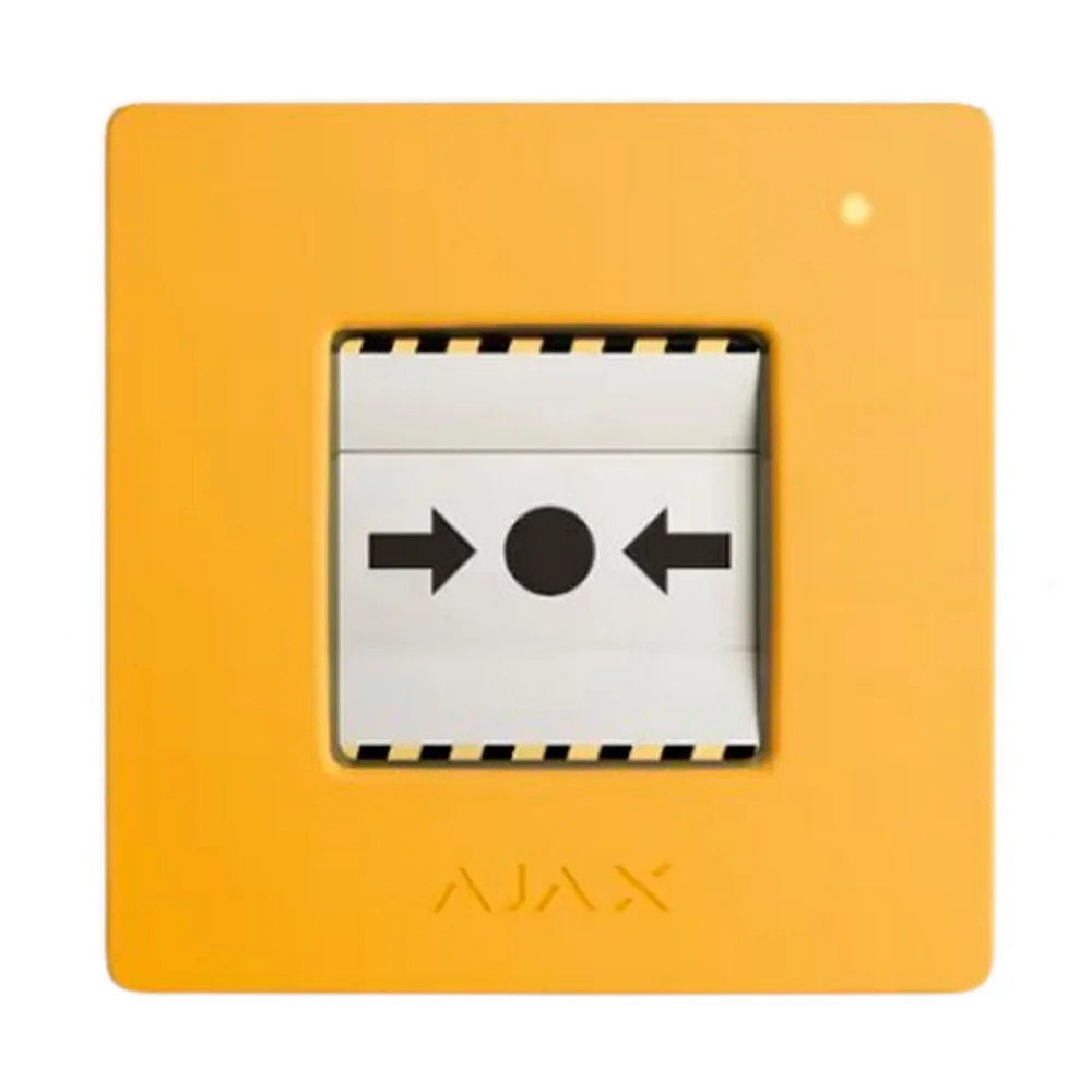 Пожежний сповіщувач ручний Ajax ManualCallPoint жовтий ( 87651.171.NC1 )