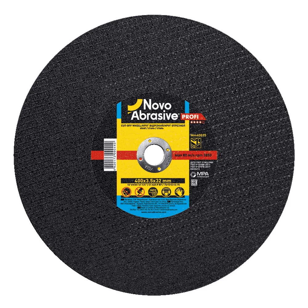 Диск відрізний NovoAbrasive для металу 400*3,5*32 ( WM40035 )