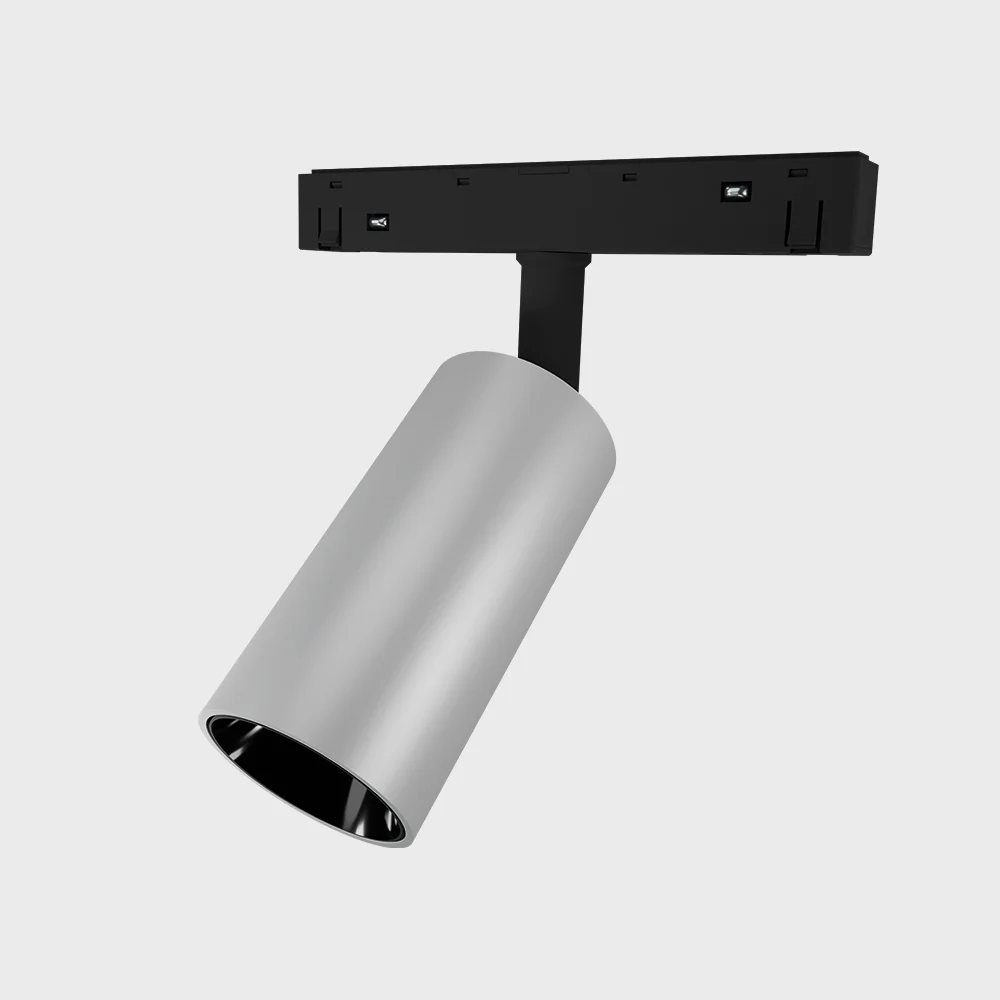 Трековий світильник RAYFOR MT Focus Nano срібло мат 12W 1020Lm 30-40-50К 48V WiFi ( 1123402 )