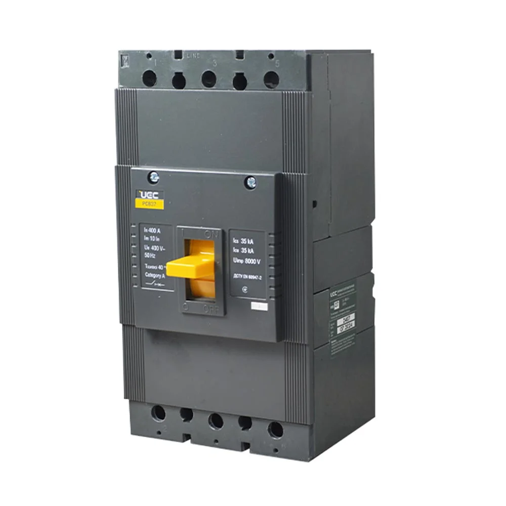 Автоматичний вимикач PCB37 3Р 400А 35кА UEC ( MCCB-PCB-37-3-0400 )