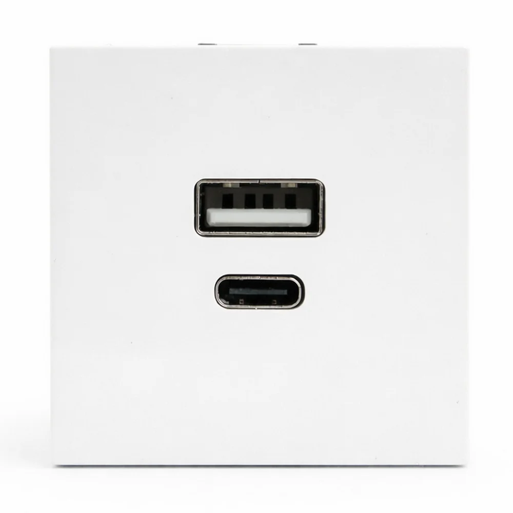 Розетка Zenit біла USB A+C 3A ( 2CLA228540N1101 )