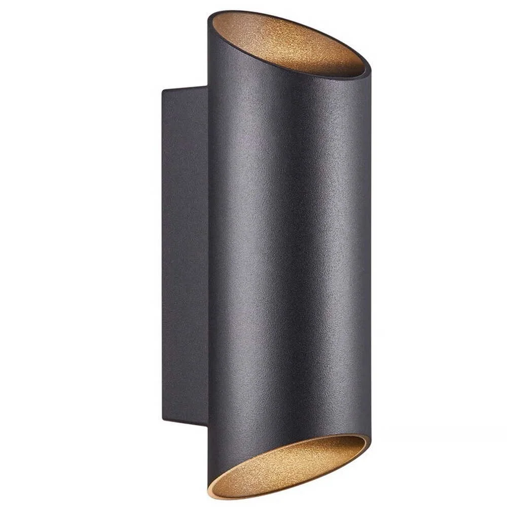 Світильник фасадний Nordlux Nico Round GU10 2х35W IP54 Чорний ( 2218231003 )