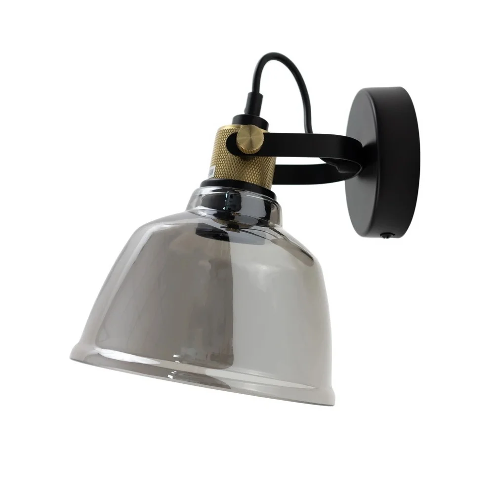 Світильник настінний Nowodvorski Amalfi E27 1x25W IP20 димчастий ( 9154 )