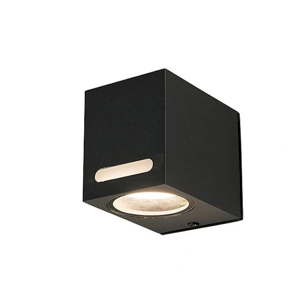 Світильник сходовий Nowodvorski Assos GU10 1x10W IP54 чорний ( 9123 )