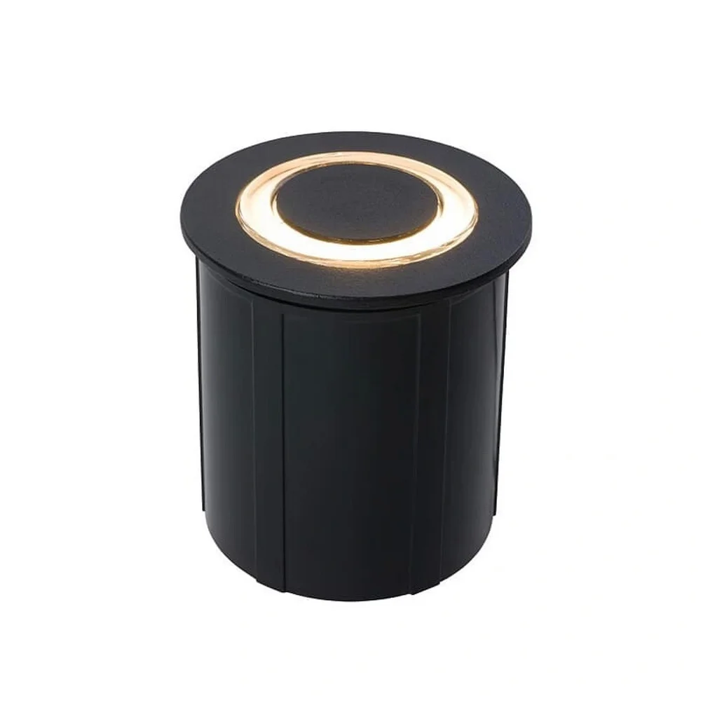 Світильник LED сходовий Nowodvorski Circlet 1x3W 3000K 120Lm IP65 чорний ( 8163 )