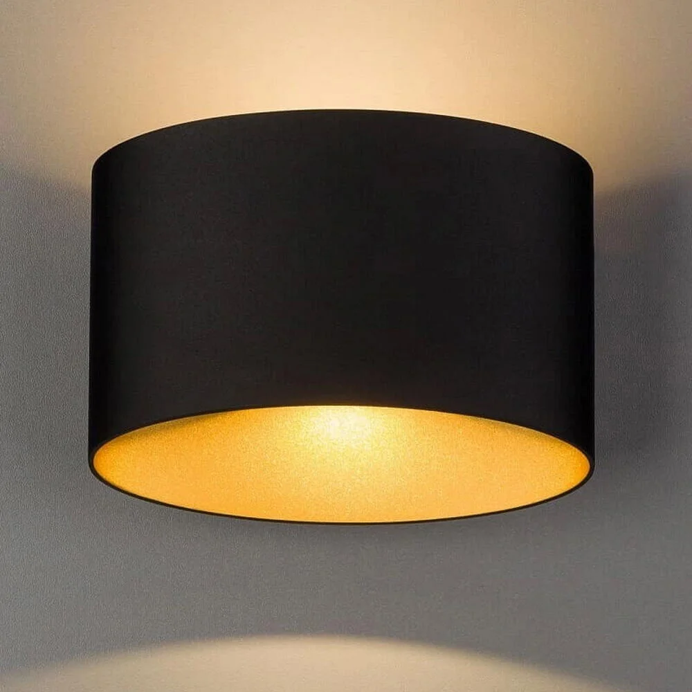 Світильник LED Nowodvorski Ellipses 2x5W 3000K 600Lm IP54 чорний ( 8181 )